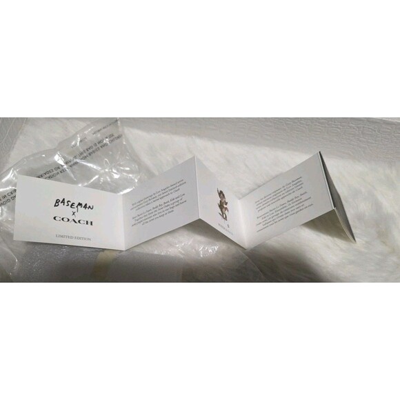 Coach X Baseman Bag Charm Keychain -LOU Nwt - Picture 4 of 8